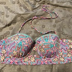 Shade & Shore Multi-Colored Bikini Top